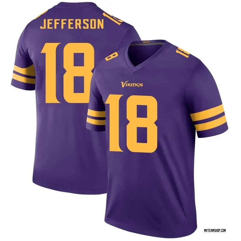 Vikings Color Rush Jersey Jefferson Rivers Jersey Colts